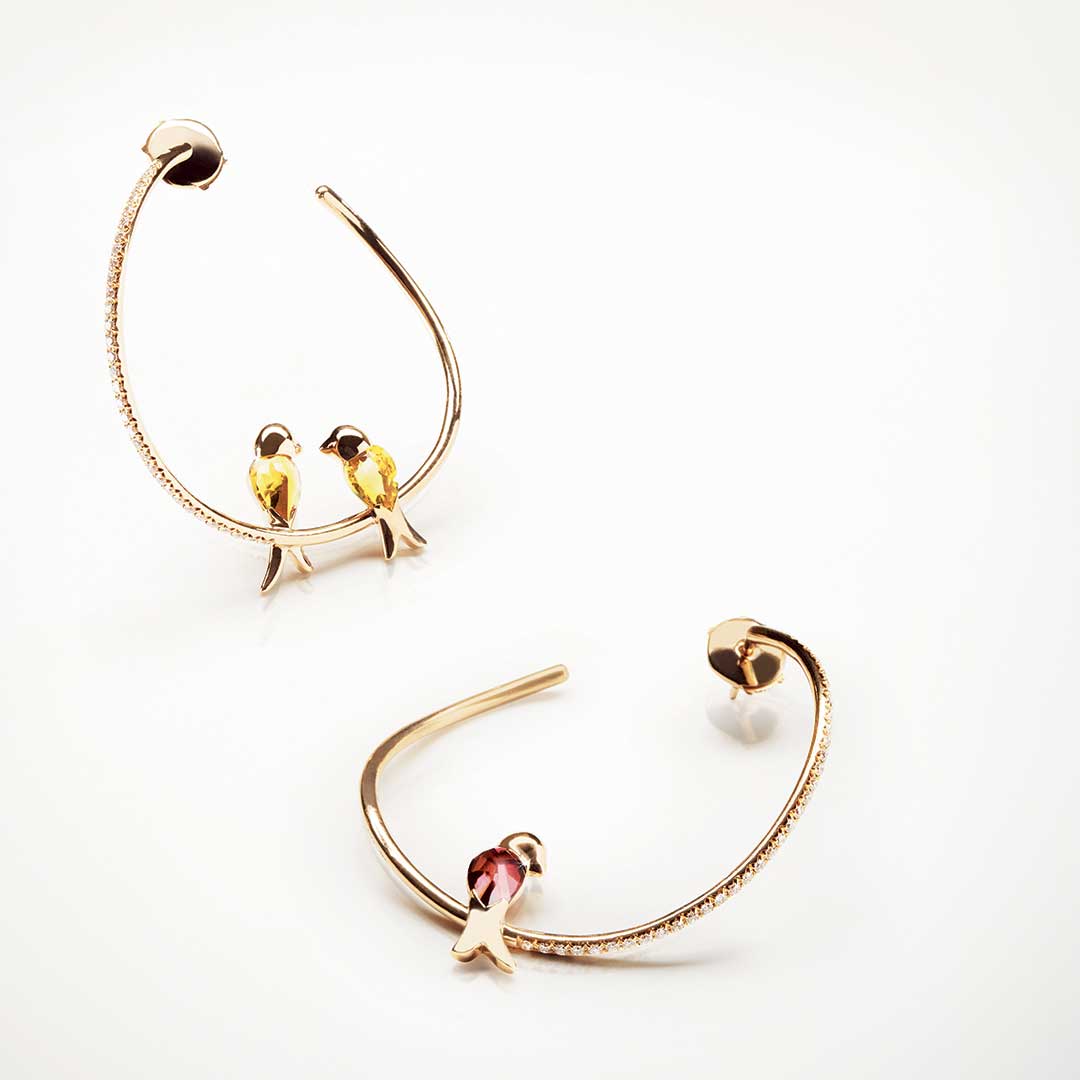 INSÉPARABLES ÉTÉ HOOP EARRINGS