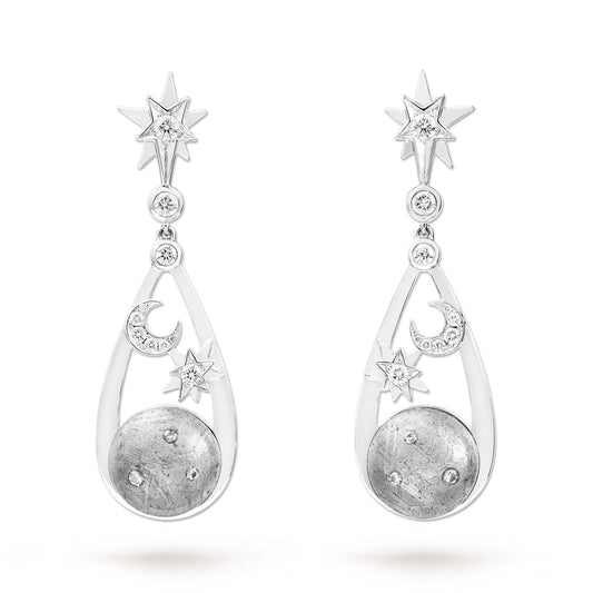 BOUCLES D'OREILLES MÉTÉORITE