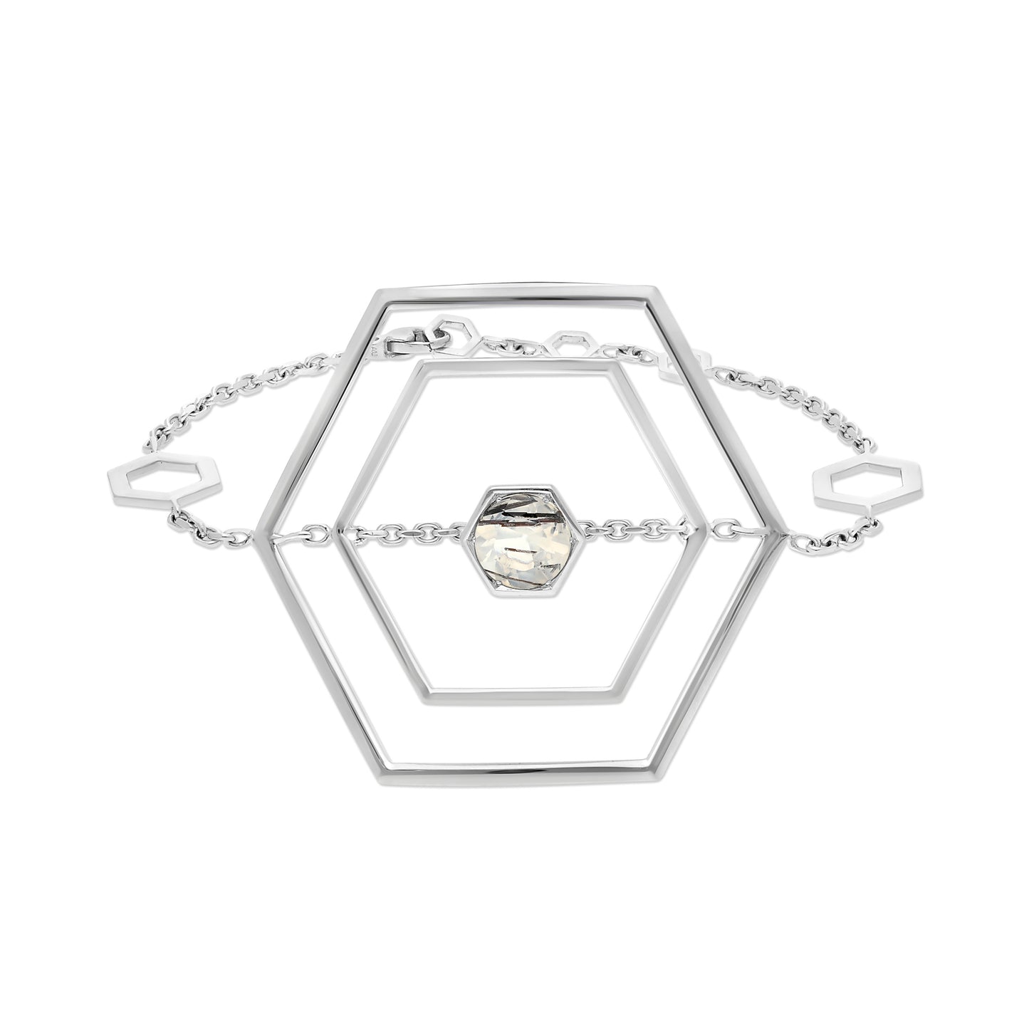 BRACELET CHAINE CRISTAL DE GLACE