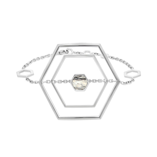 BRACELET CHAINE CRISTAL DE GLACE