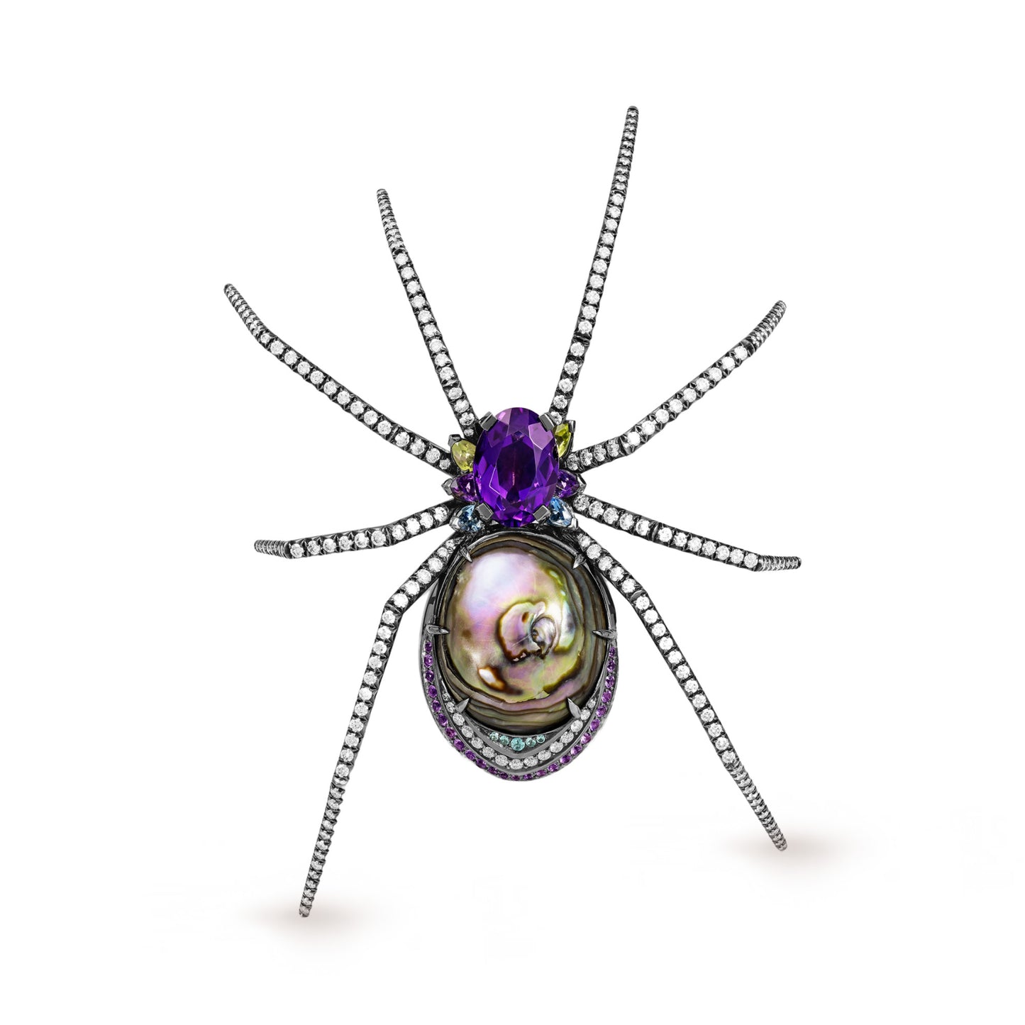 BROCHE GOOD GIRL - BAD GIRL ARAIGNÉE EXTRAVAGANTE