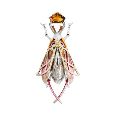 BROCHE SCARABEE AUTOMNE