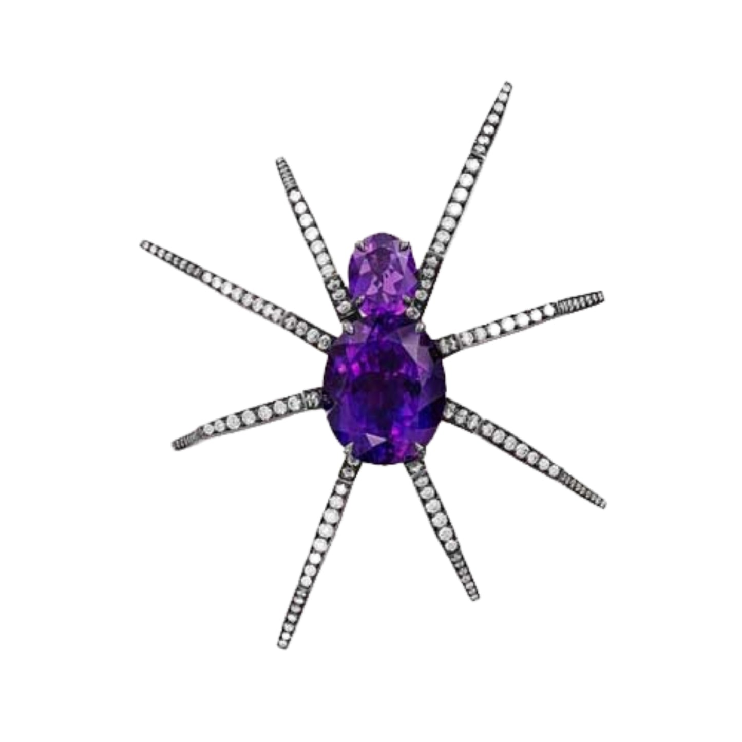 AMETHYST ARAIGNÉE BROOCH GOOD GIRL - BAD GIRL