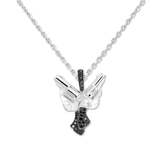 PENDANT GOOD GIRL - BAD GIRL ANGEL & DEMON