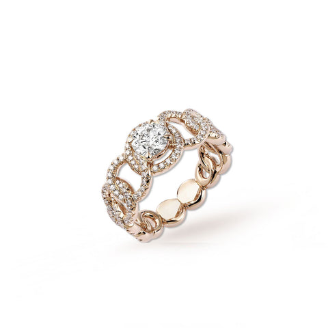 SOLITAIRE ELLIPSE ROSE GOLD