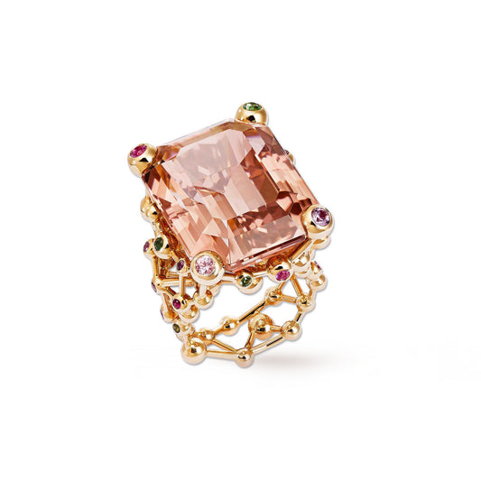 ARCHITECTE PINK TOURMALINE FUSION RING