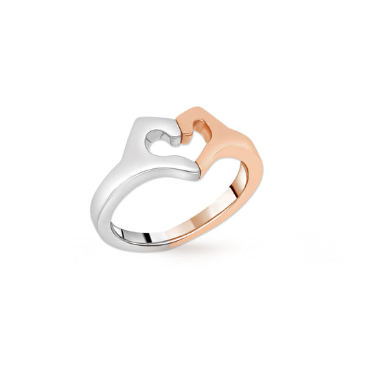 COEUR BICOLORE RING