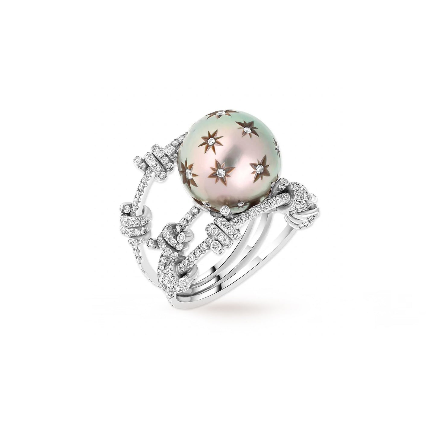 THREAD OF LOVE PEARL RING