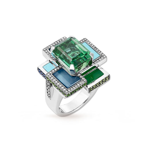 BAGUE JARDIN ENCHANTE CASCADE