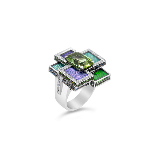 BAGUE JARDIN ENCHANTE CASCADE