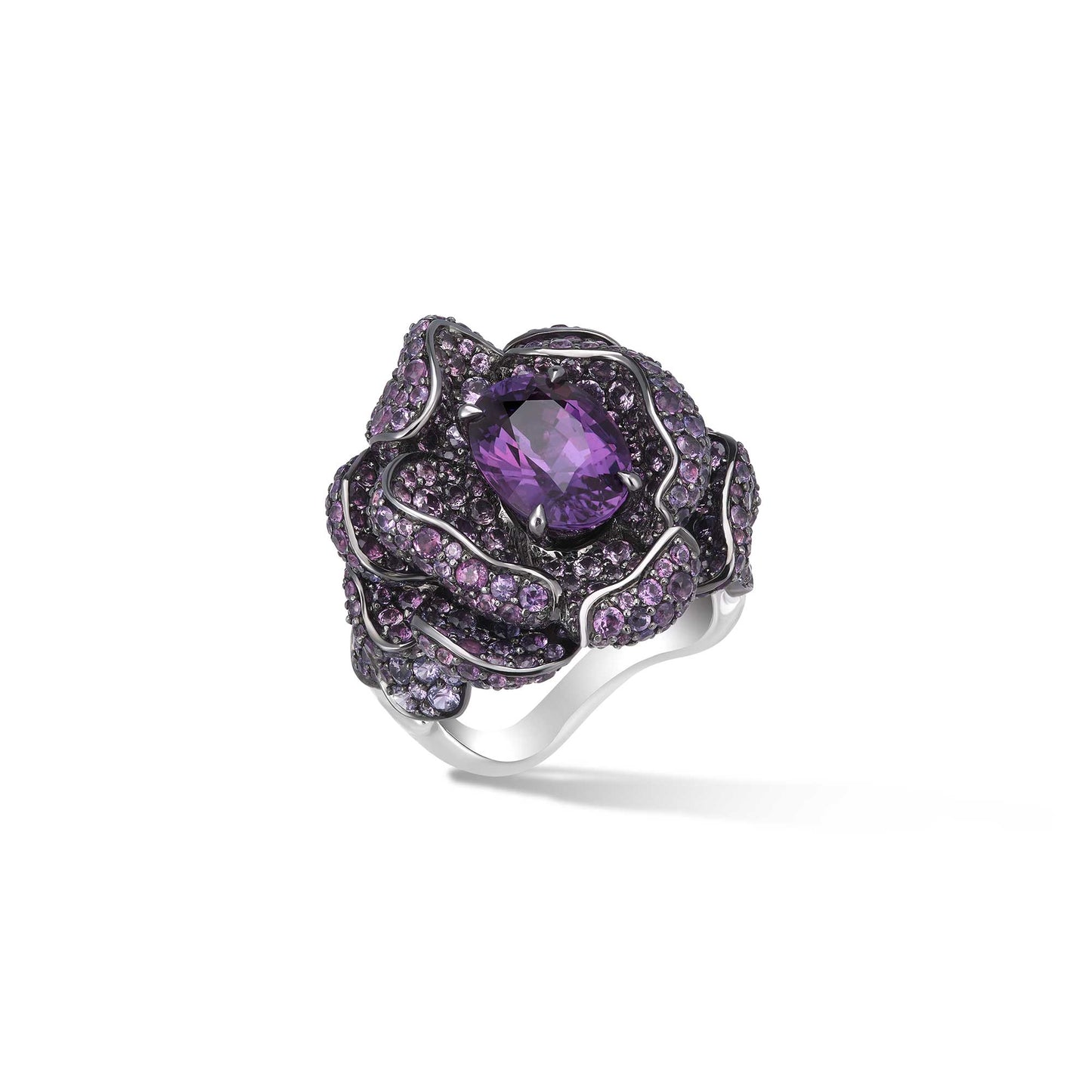 BAGUE ROSE BÄUMER - SAPHIR VIOLET