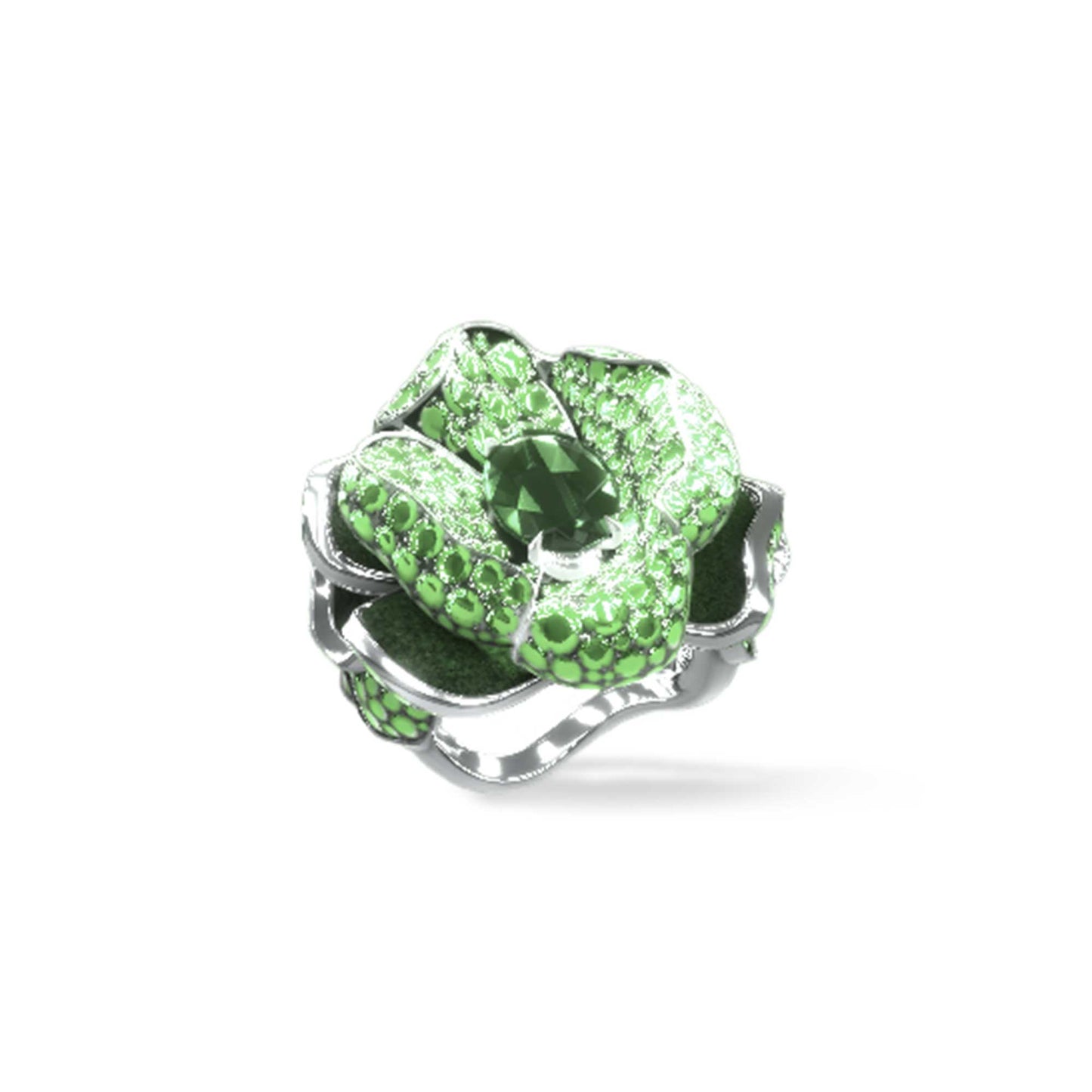 ROSE BÄUMER RING - GREEN TOURMALINE