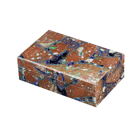 BOITE AZURITE ET MALACHITE