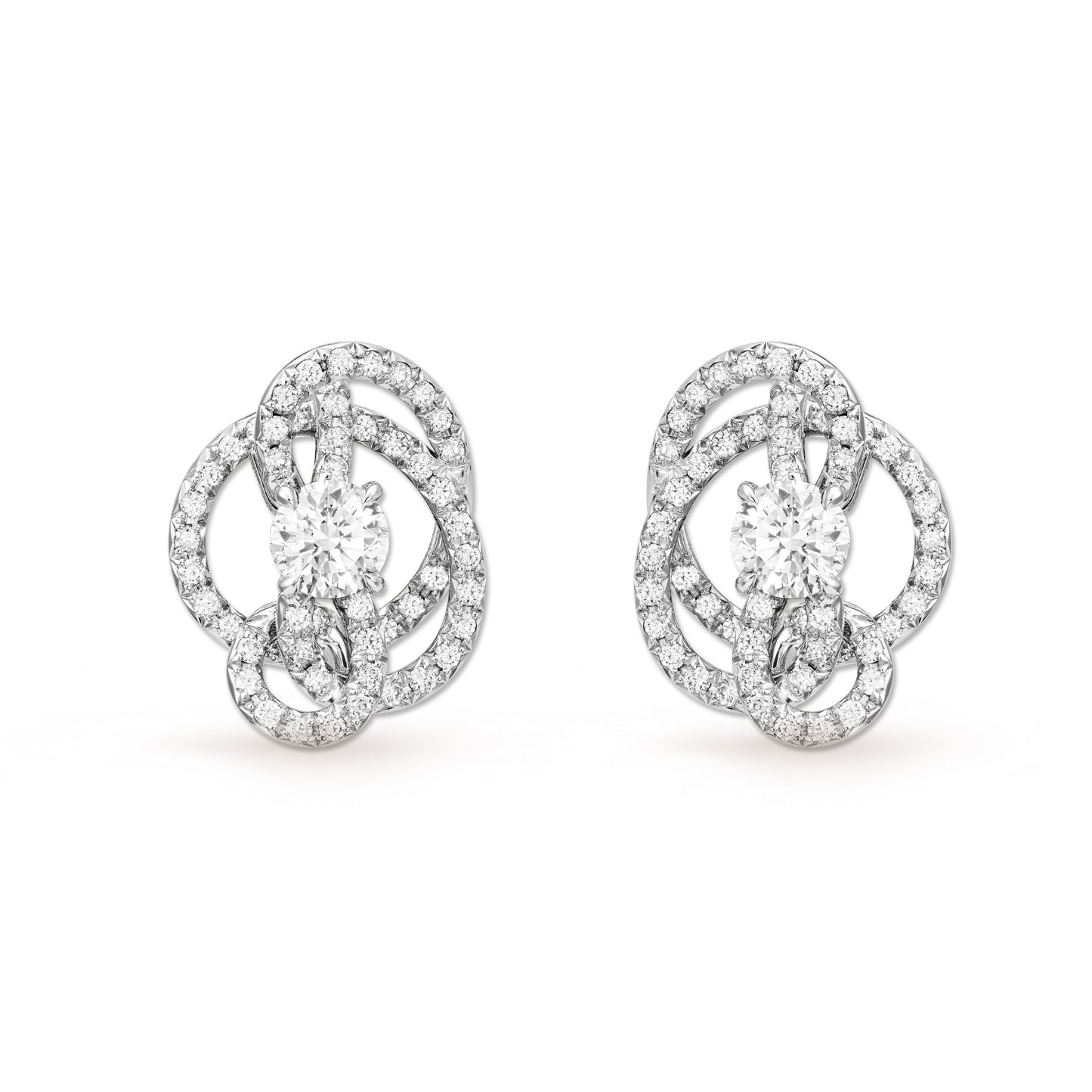 PENSE A MOI SOLITAIRE EARRINGS