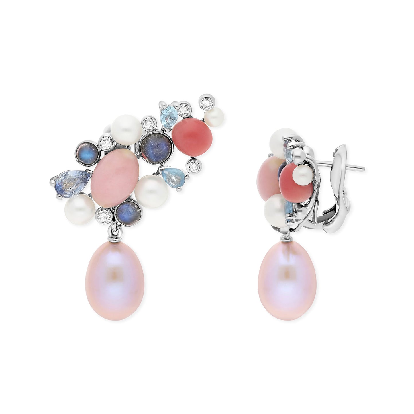 BOUCLES D'OREILLES AQUA BULLE