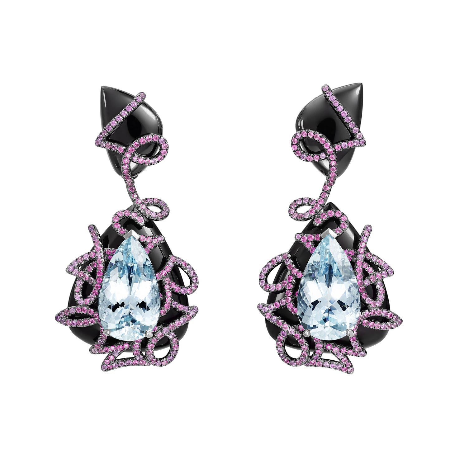 BLACK MAGIC AURORA EARRINGS