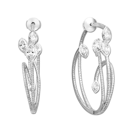 JARDIN SUSPENDU HOOP EARRINGS