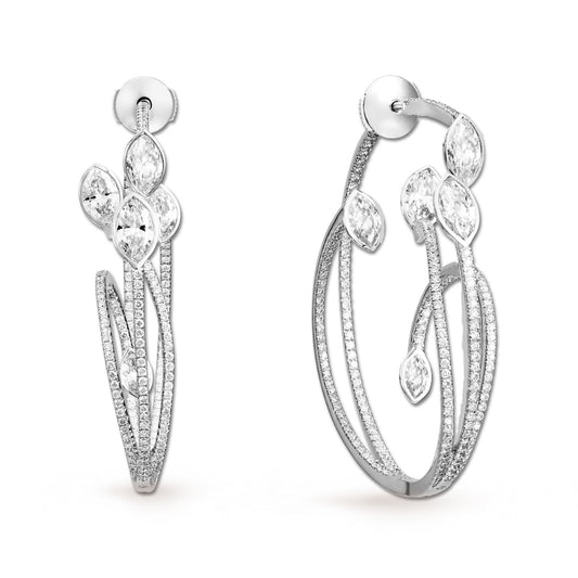 JARDIN SUSPENDU HOOP EARRINGS