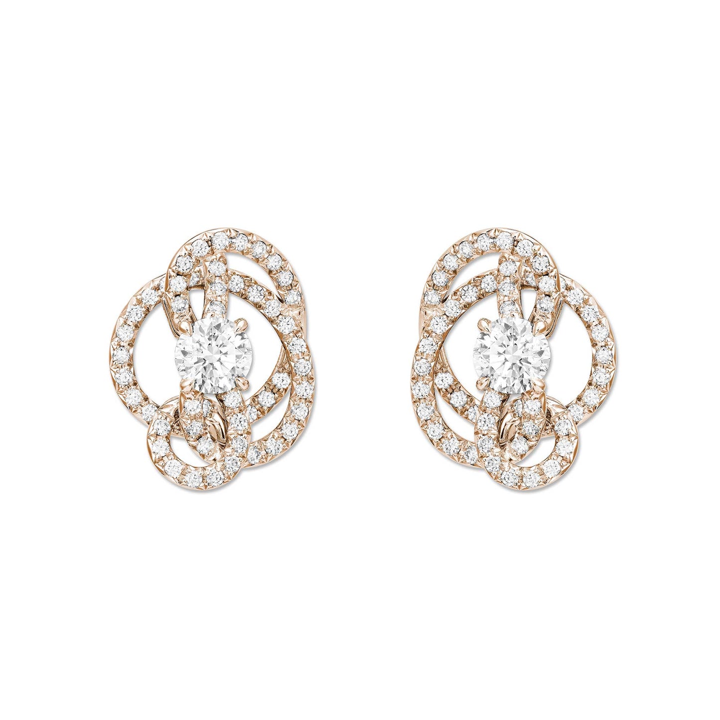 PENSE A MOI SOLITAIRE EARRINGS