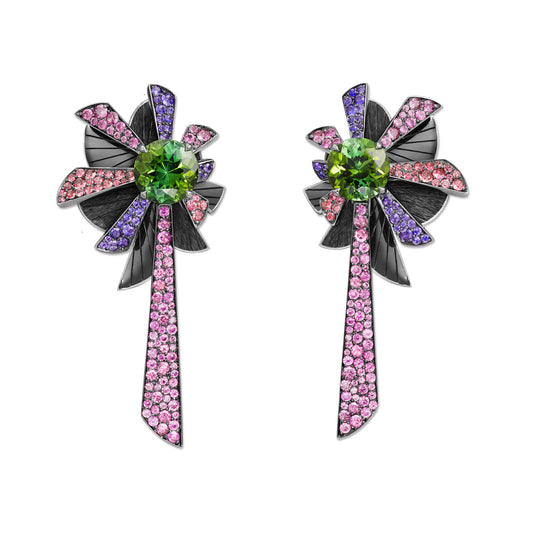 BOUCLES D'OREILLES BLACK MAGIC SUPERNOVA