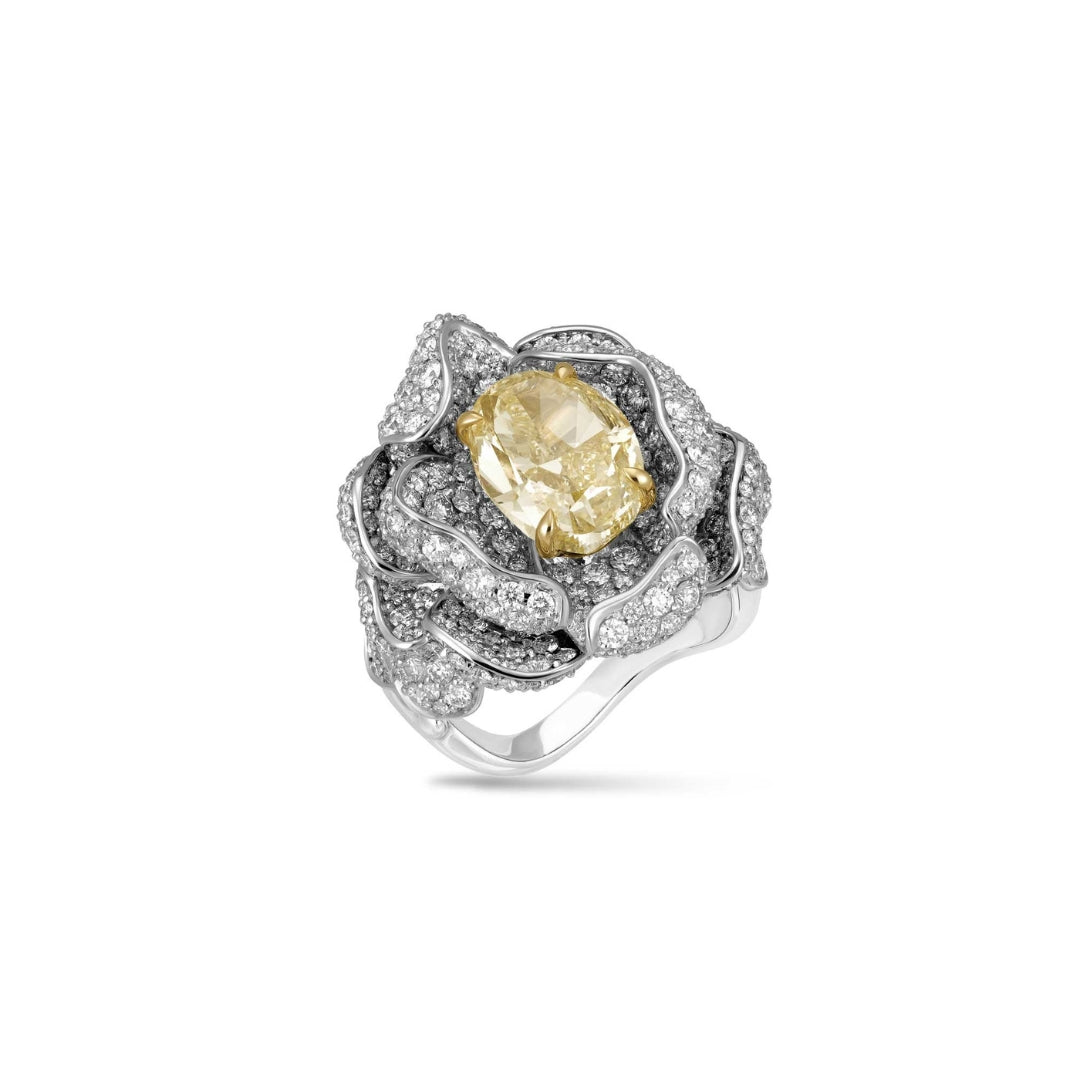 BAGUE ROSE BÄUMER - DIAMANT JAUNE