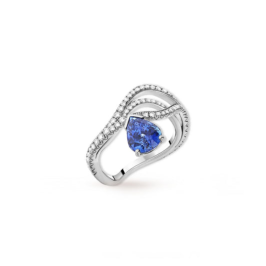 SAPPHIRE CRY OF HAPPINESS RING